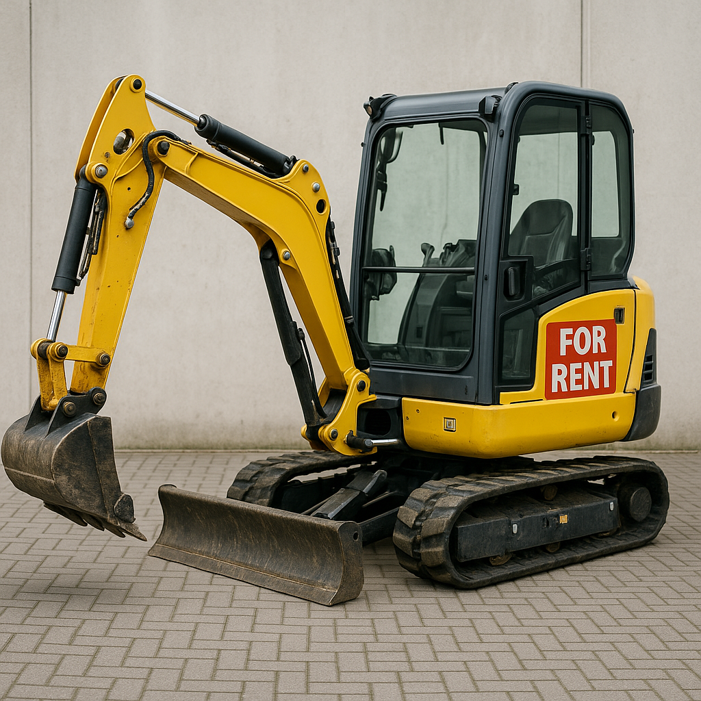 Renting a mini-excavator