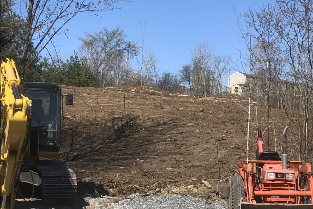 Site Clearing & Driveway – Parham | M. Riddle Excavating