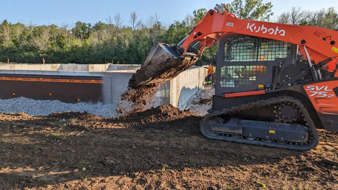 Excavation and site prep services for a residential build. Clean dig, precise grading, and organized material handling.