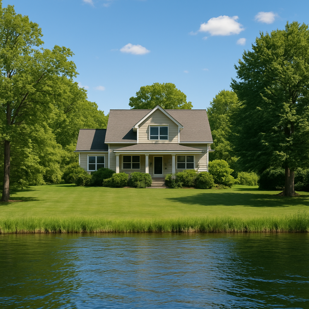 A home by the waterfront